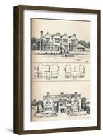 Houghton Grange, Near Huntingdon, C1897-null-Framed Giclee Print