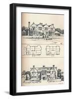 Houghton Grange, Near Huntingdon, C1897-null-Framed Premium Giclee Print