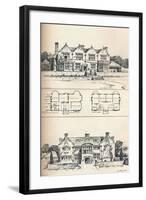 Houghton Grange, Near Huntingdon, C1897-null-Framed Giclee Print