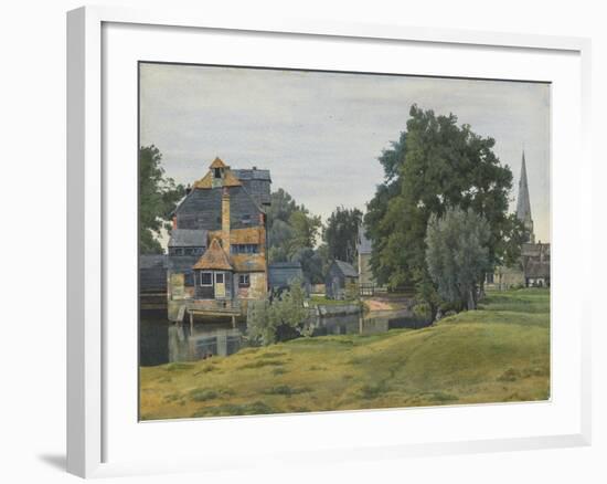 Houghton Mill, Near St Ives, Huntingdonshire, 1889-William Fraser Garden-Framed Giclee Print