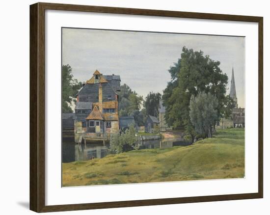 Houghton Mill, Near St Ives, Huntingdonshire, 1889-William Fraser Garden-Framed Giclee Print