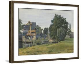 Houghton Mill, Near St Ives, Huntingdonshire, 1889-William Fraser Garden-Framed Giclee Print