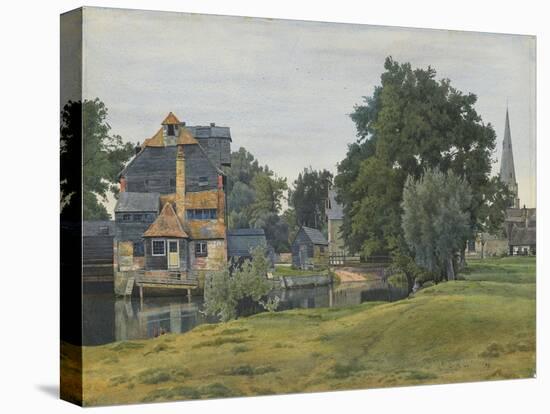 Houghton Mill, Near St Ives, Huntingdonshire, 1889-William Fraser Garden-Stretched Canvas