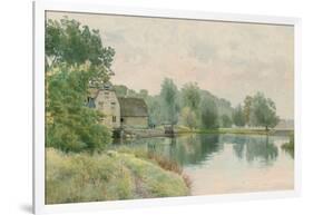 Houghton Mill on the River Ouse, 1914-William Fraser Garden-Framed Giclee Print