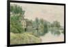 Houghton Mill on the River Ouse, 1914-William Fraser Garden-Framed Giclee Print