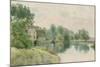 Houghton Mill on the River Ouse, 1914-William Fraser Garden-Mounted Giclee Print