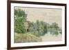 Houghton Mill on the River Ouse, 1914-William Fraser Garden-Framed Giclee Print