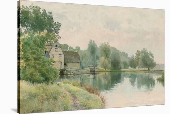 Houghton Mill on the River Ouse, 1914-William Fraser Garden-Stretched Canvas