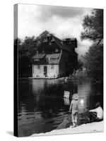 Houghton Water Mill-null-Stretched Canvas