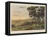 Hougoumont - View of the Wood Skirting the Chateau-James Rouse-Framed Stretched Canvas