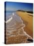 Houlgate from Beach at Pointe De Cabourg, Cote Fleurie, Calvados, Normandy, France, Europe-David Hughes-Stretched Canvas