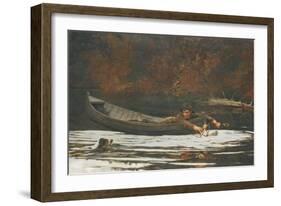 Hound and Hunter, 1892-Winslow Homer-Framed Giclee Print