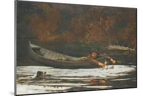 Hound and Hunter, 1892-Winslow Homer-Mounted Giclee Print