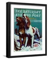 "Hound Dog," Saturday Evening Post Cover, December 9, 1939-Jack Murray-Framed Giclee Print