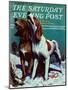 "Hound Dog," Saturday Evening Post Cover, December 9, 1939-Jack Murray-Mounted Giclee Print