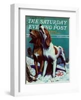 "Hound Dog," Saturday Evening Post Cover, December 9, 1939-Jack Murray-Framed Giclee Print