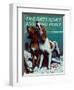 "Hound Dog," Saturday Evening Post Cover, December 9, 1939-Jack Murray-Framed Giclee Print