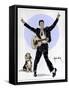 Hound Dog-null-Framed Stretched Canvas