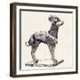 Hound in Body Armour-null-Framed Giclee Print