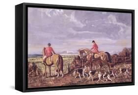 Hounds at the Hunt-William H. Parkinson-Framed Stretched Canvas