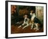 Hounds in a Stable Interior-John Emms-Framed Giclee Print