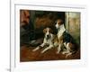 Hounds in a Stable Interior-John Emms-Framed Giclee Print