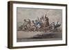 Hounds Throwing Off, 1800-James Gillray-Framed Giclee Print
