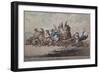 Hounds Throwing Off, 1800-James Gillray-Framed Giclee Print