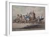 Hounds Throwing Off, 1800-James Gillray-Framed Giclee Print