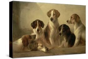 Hounds-Edward Robert Smythe-Stretched Canvas