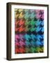 Houndstooth-Abstract Graffiti-Framed Giclee Print