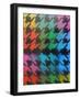 Houndstooth-Abstract Graffiti-Framed Giclee Print