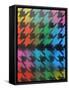 Houndstooth-Abstract Graffiti-Framed Stretched Canvas