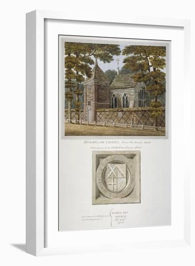 Hounslow Chapel, High Street, Hounslow, Middlesex, 1805-null-Framed Giclee Print