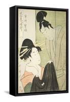 Hour of the Tiger, Courtesan (Tora No Koku, Keisei), C.1798-1800-Kitagawa Utamaro-Framed Stretched Canvas