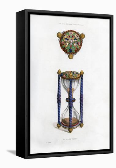 Hourglass, Mid-17th Century-Henry Shaw-Framed Stretched Canvas