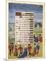 Hours of Adelaide of Savoy-Adelaida de Saboya and Jean Rolin-Mounted Art Print