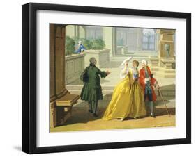 Hours of Day, Afternoon, 1753-1755-Giuseppe Zocchi-Framed Giclee Print