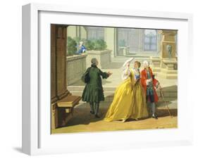 Hours of Day, Afternoon, 1753-1755-Giuseppe Zocchi-Framed Giclee Print