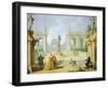 Hours of Day, Afternoon, 1753-1755-Giuseppe Zocchi-Framed Giclee Print