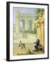 Hours of Day, Afternoon, 1753-1755-Giuseppe Zocchi-Framed Giclee Print