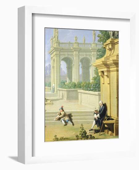 Hours of Day, Afternoon, 1753-1755-Giuseppe Zocchi-Framed Giclee Print