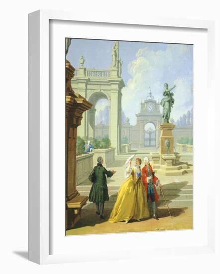 Hours of Day, Afternoon, 1753-1755-Giuseppe Zocchi-Framed Giclee Print