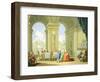 Hours of Day, Lunch, 1753-1755-Giuseppe Zocchi-Framed Giclee Print