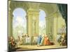 Hours of Day, Lunch, 1753-1755-Giuseppe Zocchi-Mounted Giclee Print