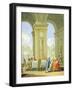 Hours of Day, Lunch, 1753-1755-Giuseppe Zocchi-Framed Giclee Print