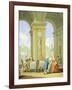 Hours of Day, Lunch, 1753-1755-Giuseppe Zocchi-Framed Giclee Print
