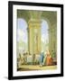 Hours of Day, Lunch, 1753-1755-Giuseppe Zocchi-Framed Giclee Print