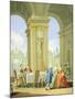 Hours of Day, Lunch, 1753-1755-Giuseppe Zocchi-Mounted Giclee Print