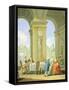 Hours of Day, Lunch, 1753-1755-Giuseppe Zocchi-Framed Stretched Canvas